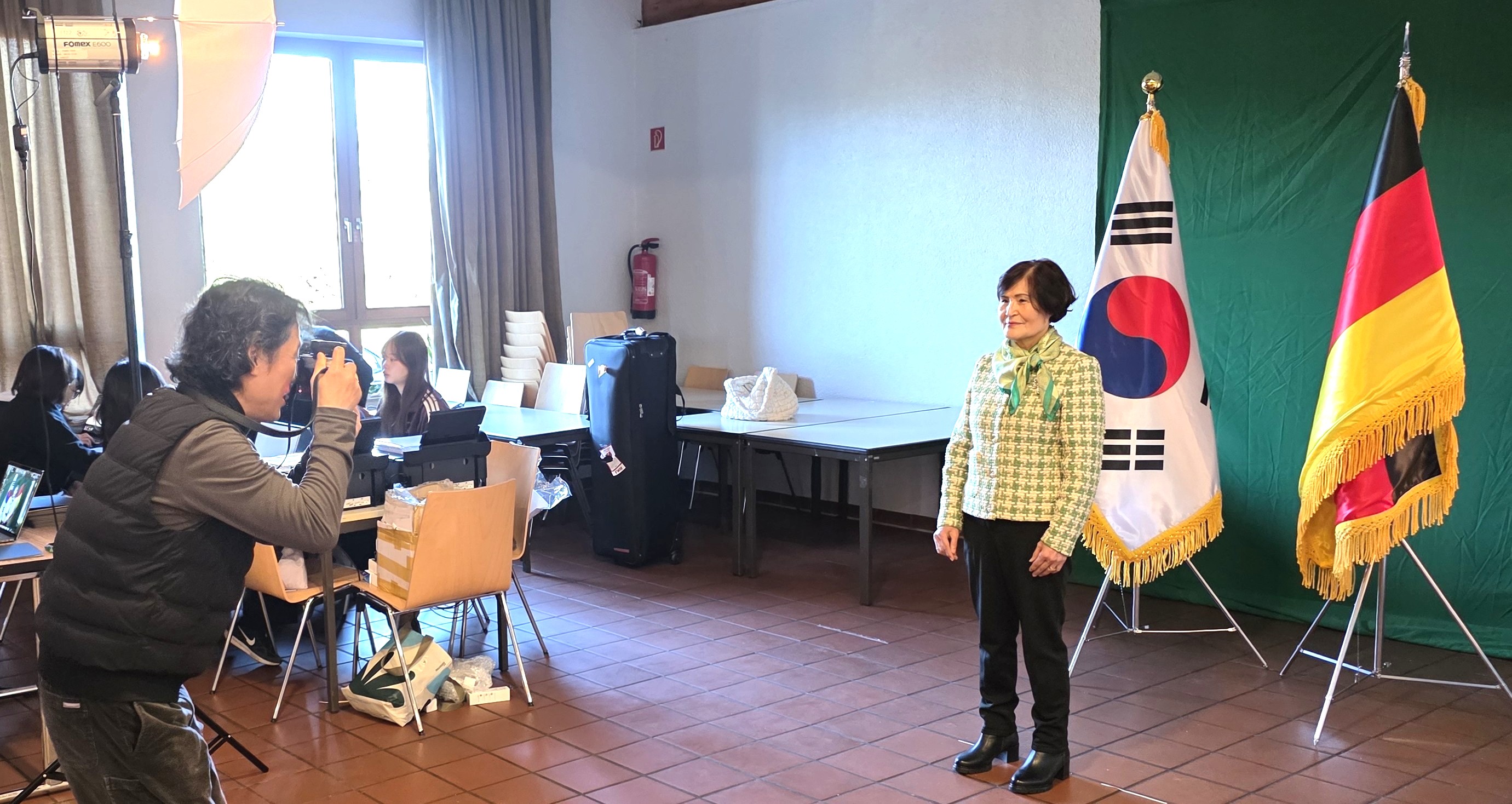 사진1. 배재대 광고사진영상학과 독일에서 국제 아카이브